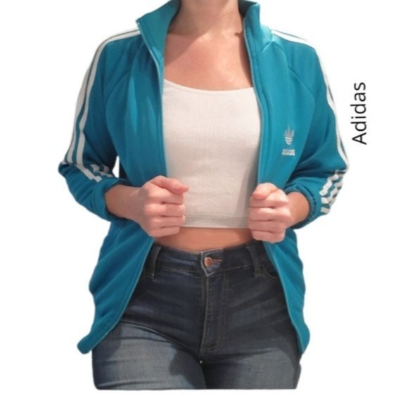 Original ADIDAS Authentic Vintage Zip Up Track Jacket 2000's Era - Picture 3 of 15